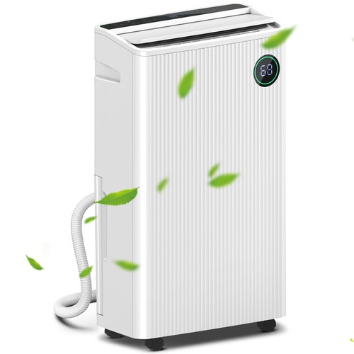 Homcom 16l day dehumidifier - 16l/day, w/
